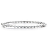 Hearts On Fire Lorelei Floral Diamond Bangle - Dracakis Jewellers